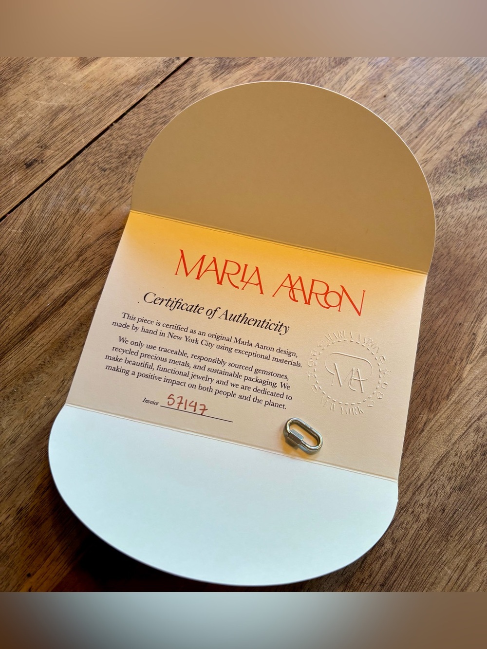 Marla Aaron Babylock in Silver - Picture 2 of 6